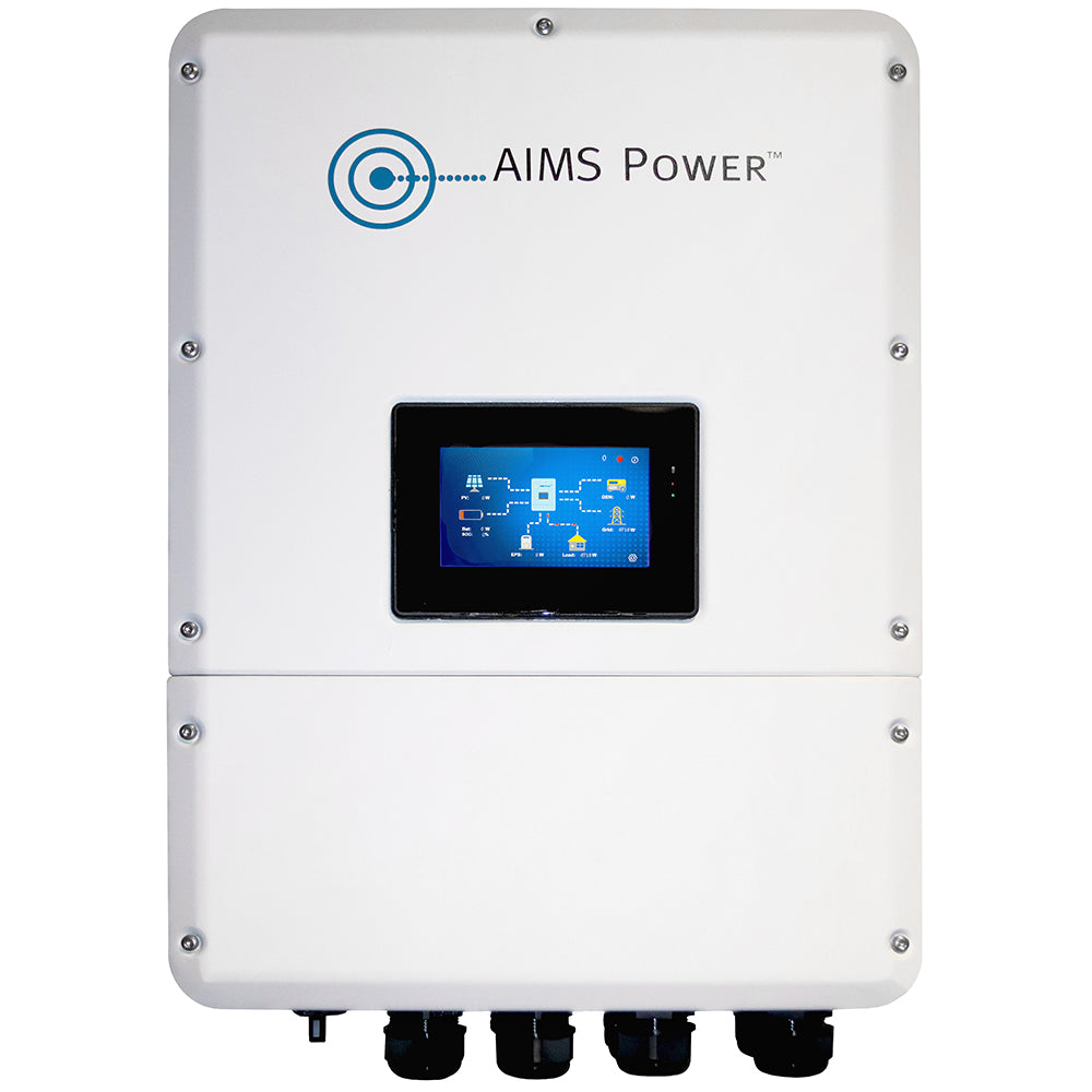 AIMS Power Hybrid Inverter Charger 4.6 kW Inverter Output 6.9 kW Solar Input Grid Tie & Off Grid