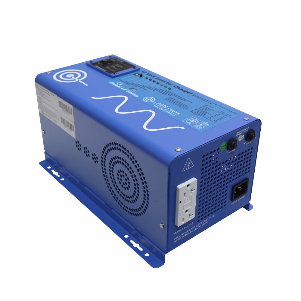 AIMS Power 1500 Watt Pure Sine Inverter Charger