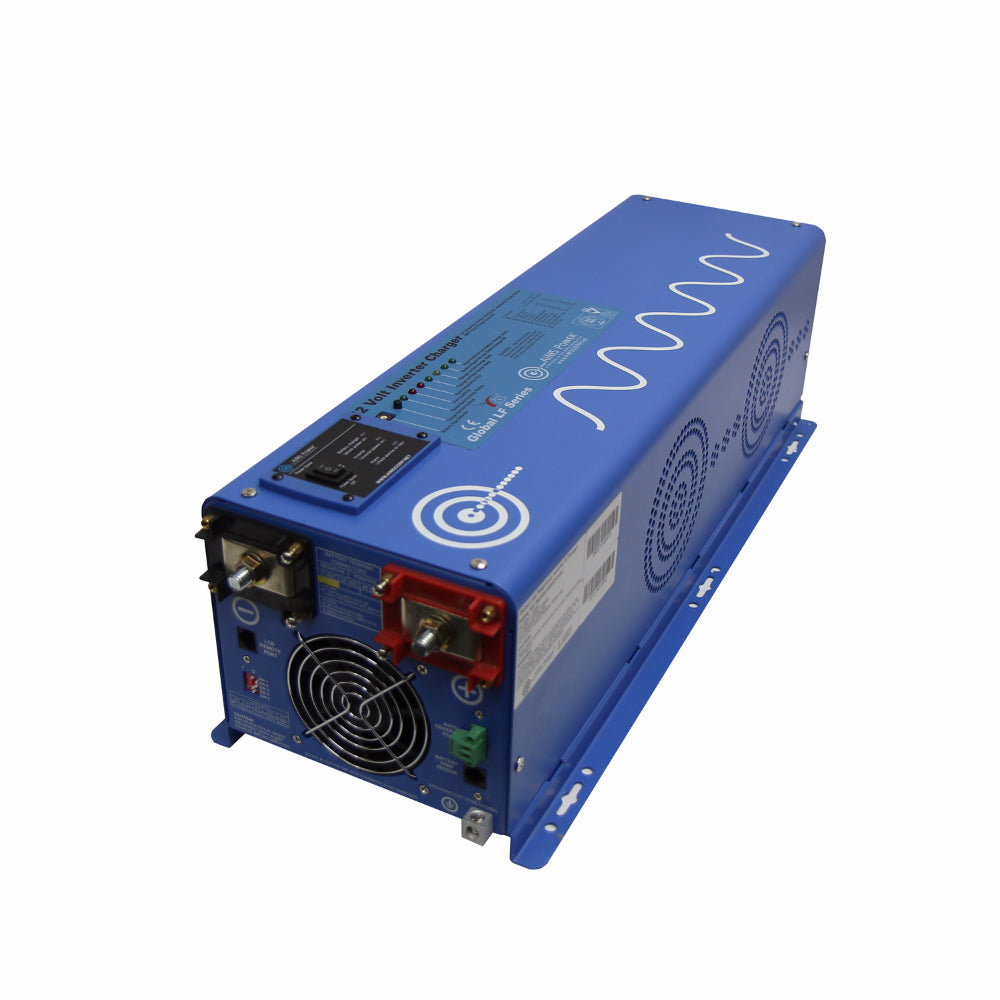 AiMS Power 4000 Watt Pure Sine Inverter Charger 12Vdc / 120Vac Input & 120/240Vac Split Phase Output