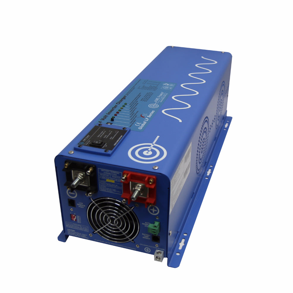 AIMS Power 6000 Watt Pure Sine Inverter Charger 24Vdc / 240Vac Input & 120/240Vac Split Phase Output