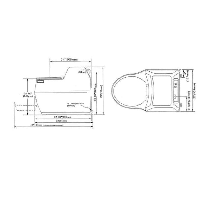 Sun-Mar Compact Composting Toilet