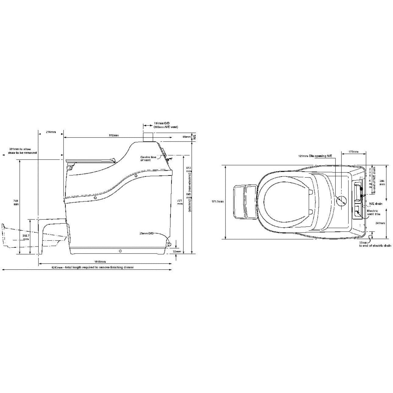 Sun-Mar Excel NE Composting Toilet